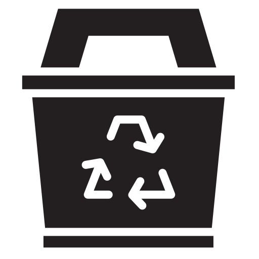 papelera de reciclaje icono gratis