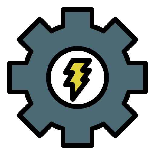 Electric gear - Free ecology and environment icons