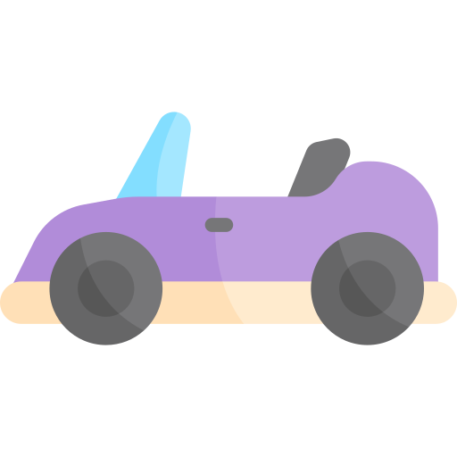 Car Kawaii Flat icon