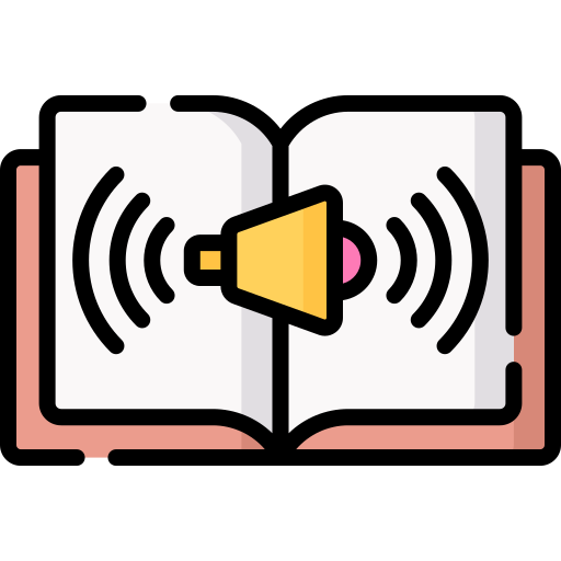 audio libro icono gratis