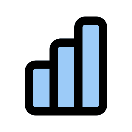 gráfico de barras icono gratis