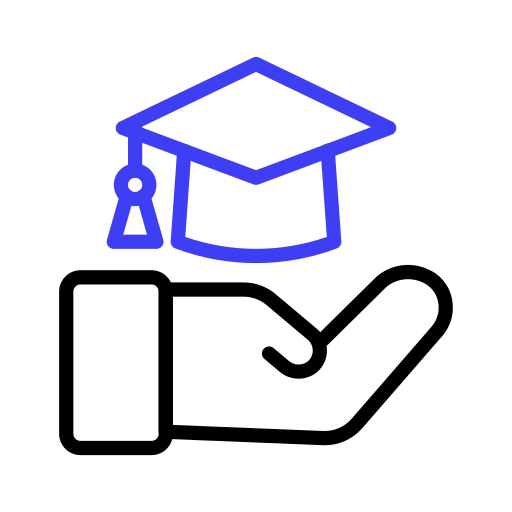 educação grátis ícone educação grátis ícone