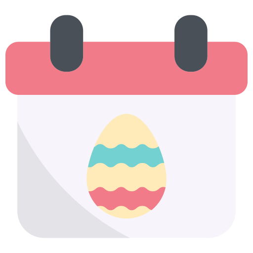 día de pascua icono gratis