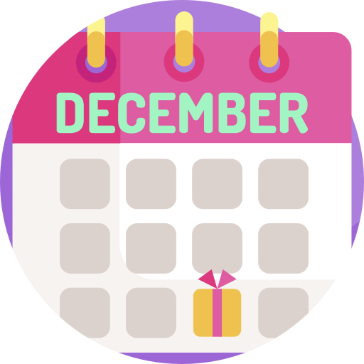 diciembre icono gratis