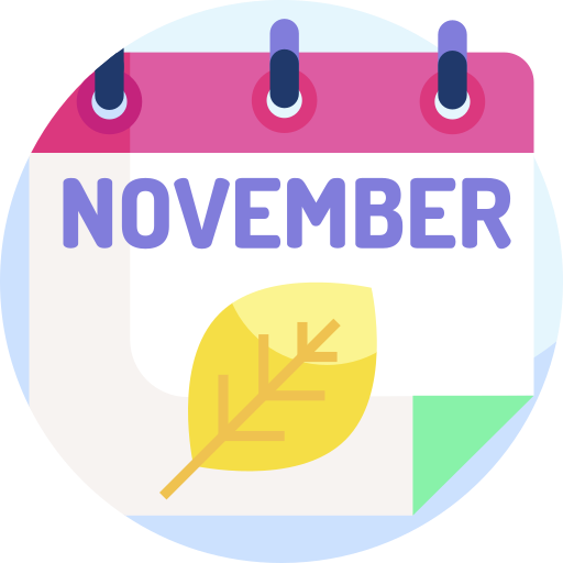 noviembre icono gratis