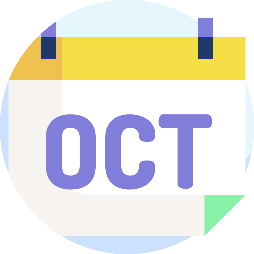 octubre icono gratis