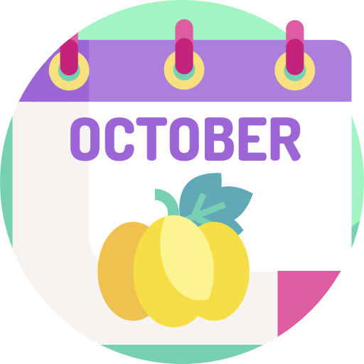 octubre icono gratis