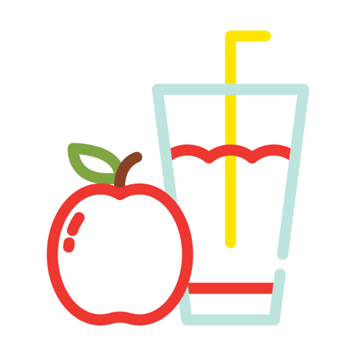 jugo de manzana icono gratis