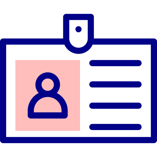tarjeta de identificación icono gratis