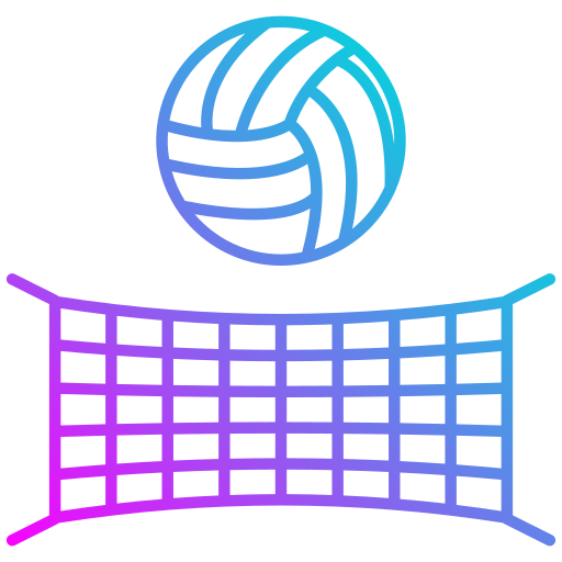 red de voleibol icono gratis