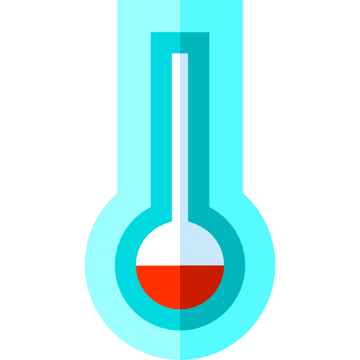 baja temperatura icono gratis