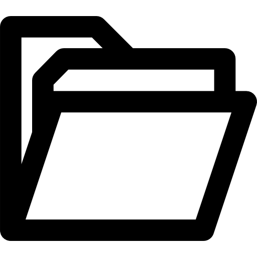 black document folder icon