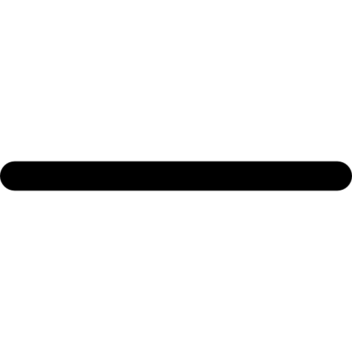 Minus Basic Black Outline icon