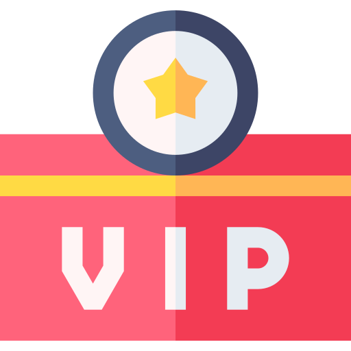 Vip Basic Straight Flat Icon