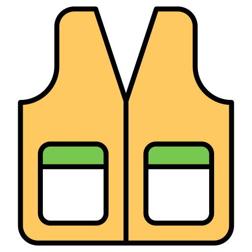 High visibility vest free icon High visibility vest free icon