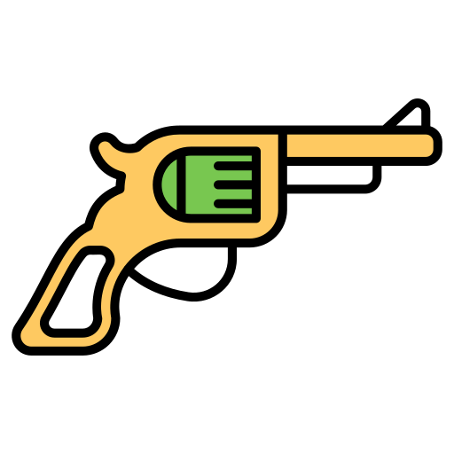 Revolver Generic Outline Color icon