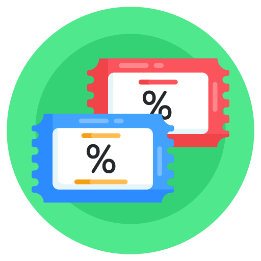 Voucher free icon