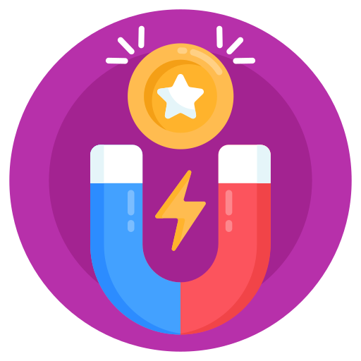 Attraction free icon
