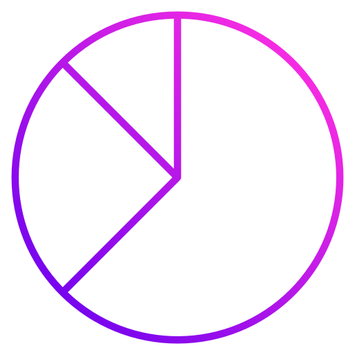 Pie chart Generic Gradient icon