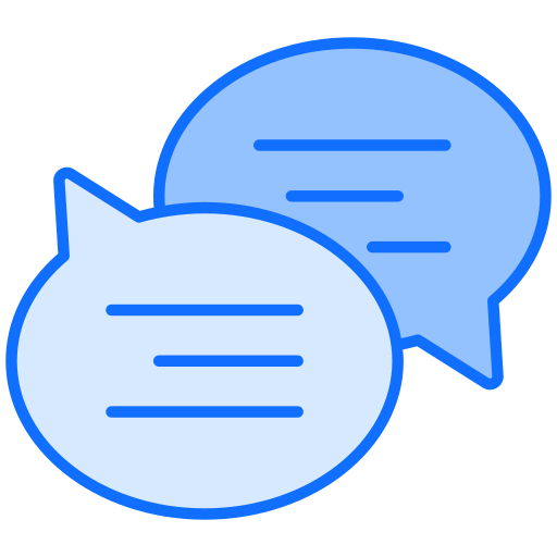 Communication Generic Blue icon