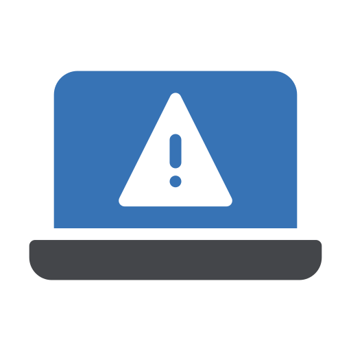 Warning sign Generic Blue icon