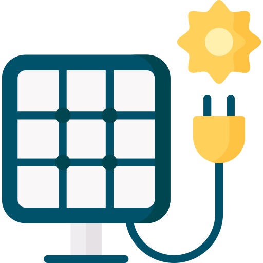 Solar panel free icon