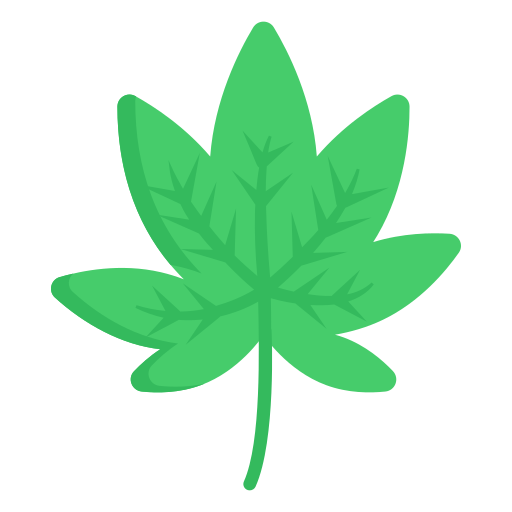 Cannabis free icon Cannabis free icon