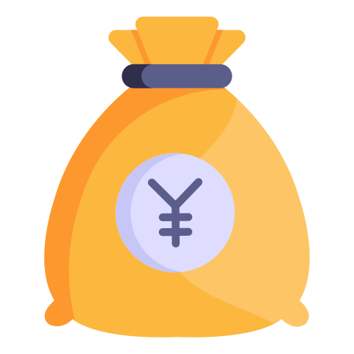 Money bag free icon