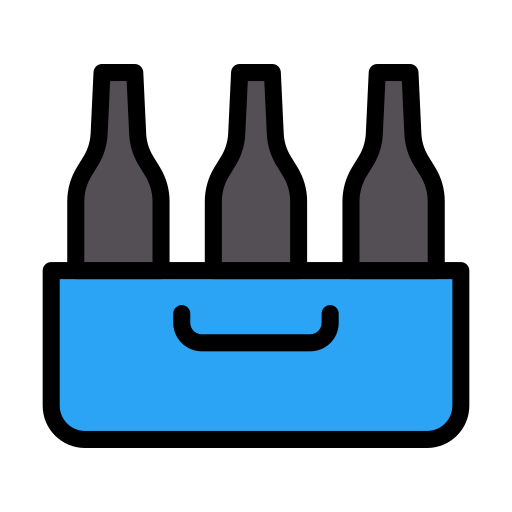 cubo de vino icono gratis