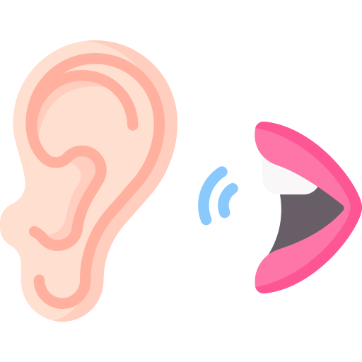 Special Flat Ear Icon