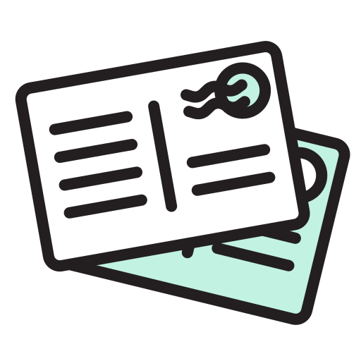 Postcard free icon