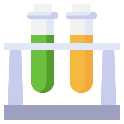 Test tubes Surang Flat icon