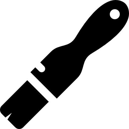 cepillo de pintura icono gratis