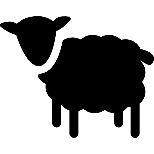 sheep profile clip art