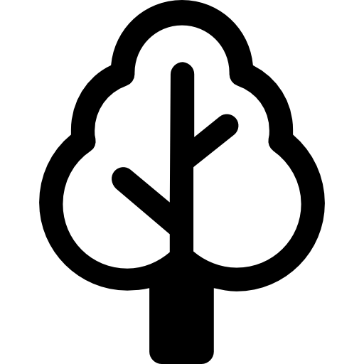 Leafy tree - free icon