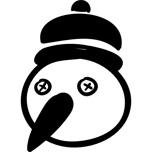 schneemannkopf kostenlos Icon schneemannkopf kostenlos Icon