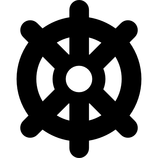 Ship helm icon