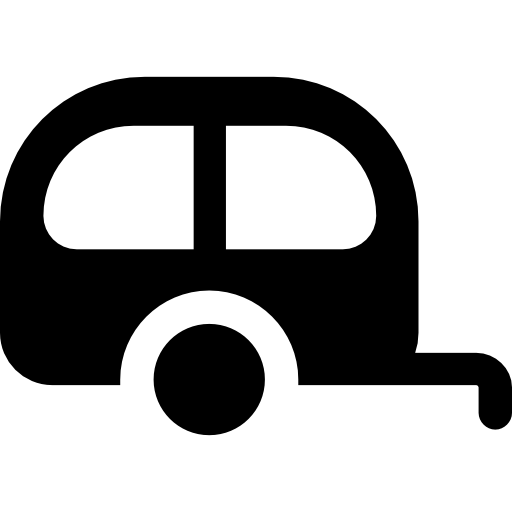 Caravan trailer icon