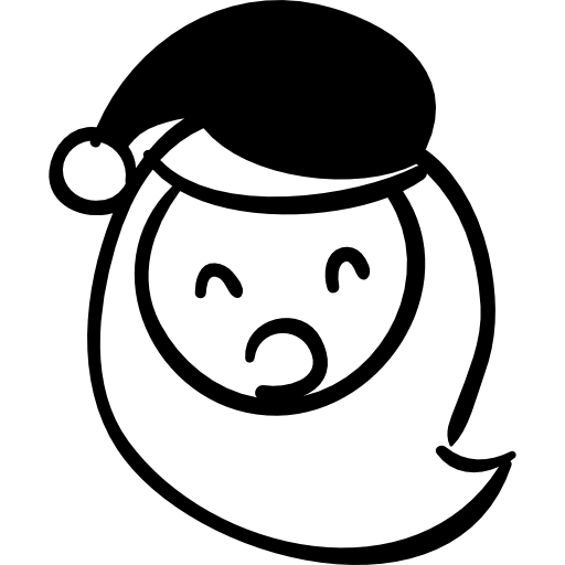 feliz santa claus icono gratis