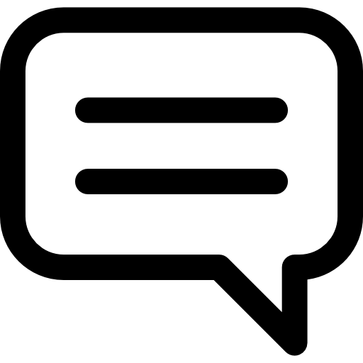 chat bubble icon