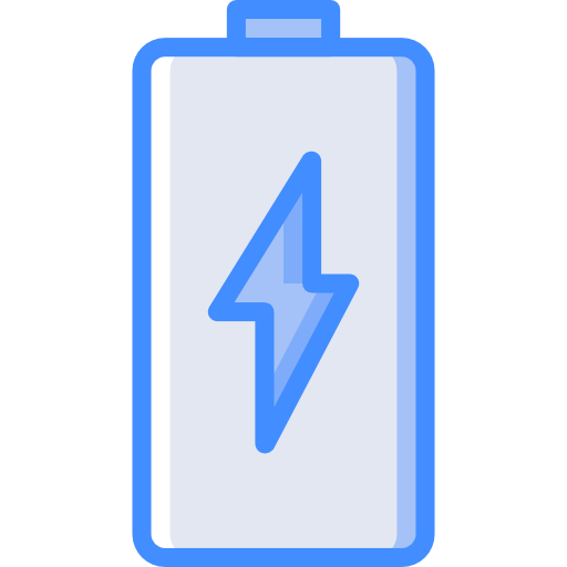 Charging Basic Miscellany Blue icon