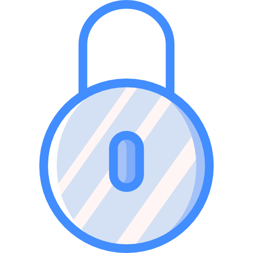 Padlock Basic Miscellany Blue icon