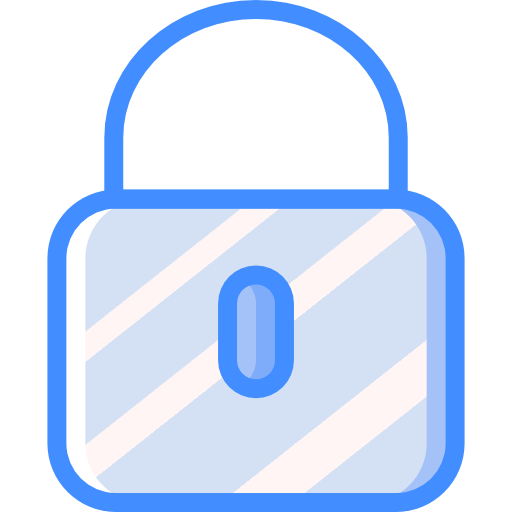 Padlock Basic Miscellany Blue icon