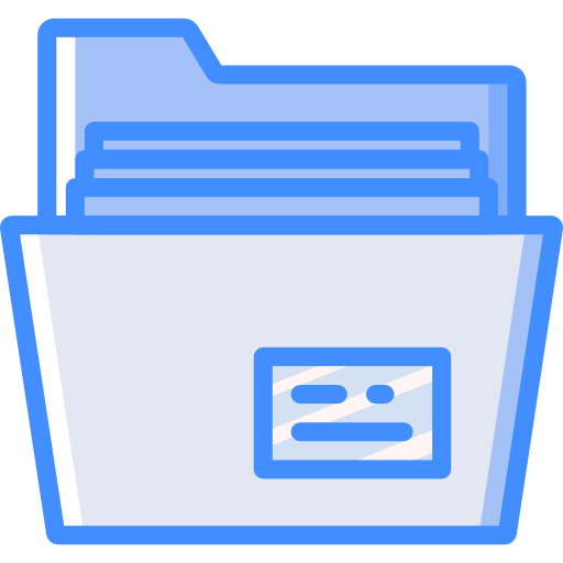 Folder Basic Miscellany Blue icon