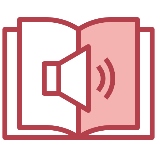 audio libro icono gratis