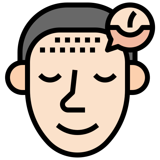 transplante de pelo icono gratis