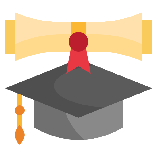 graduación icono gratis