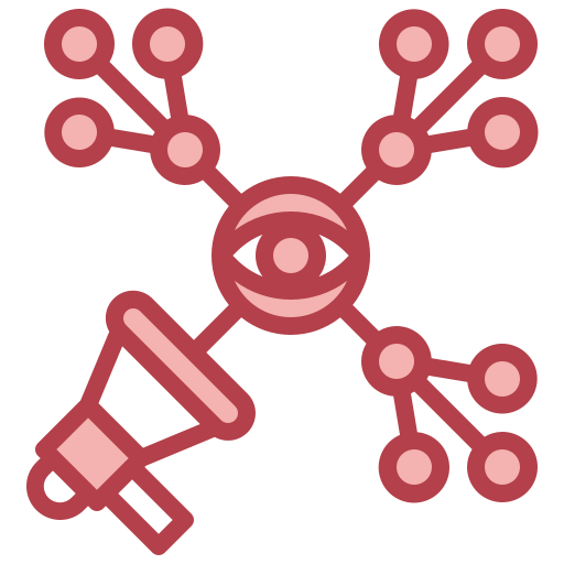 mercadeo viral icono gratis