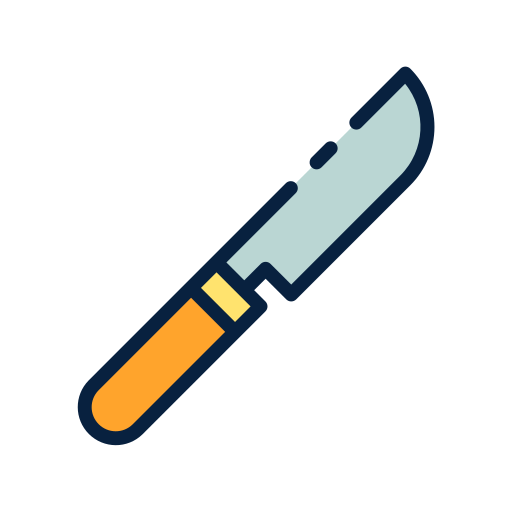 Knife Good Ware Lineal Color icon