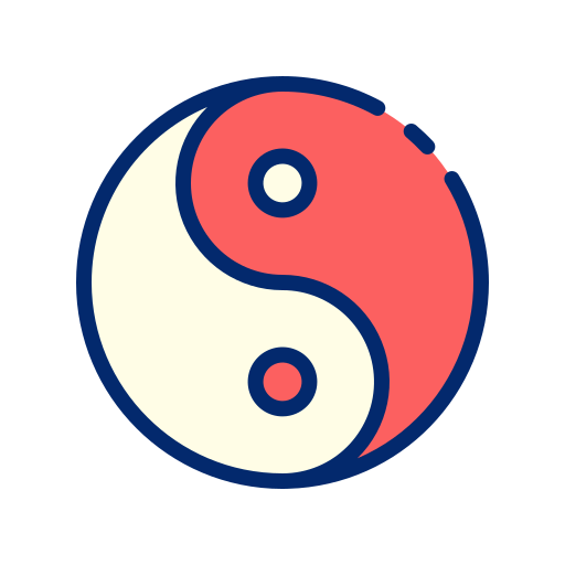 yin yang icono gratis